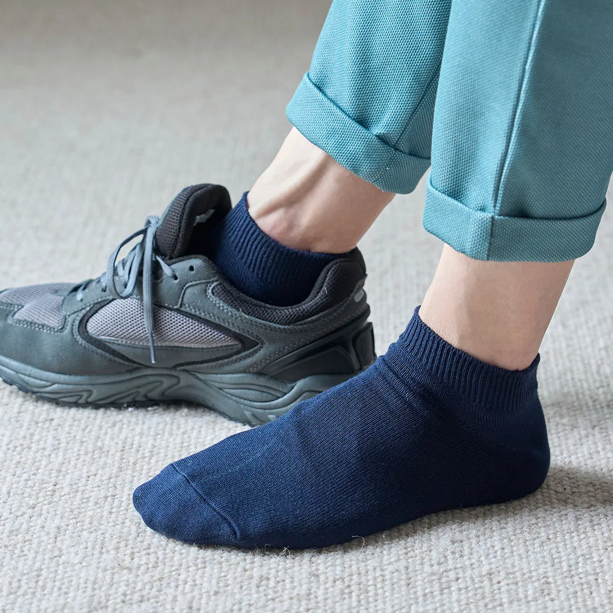 062120350 Plain Trainer Socks L