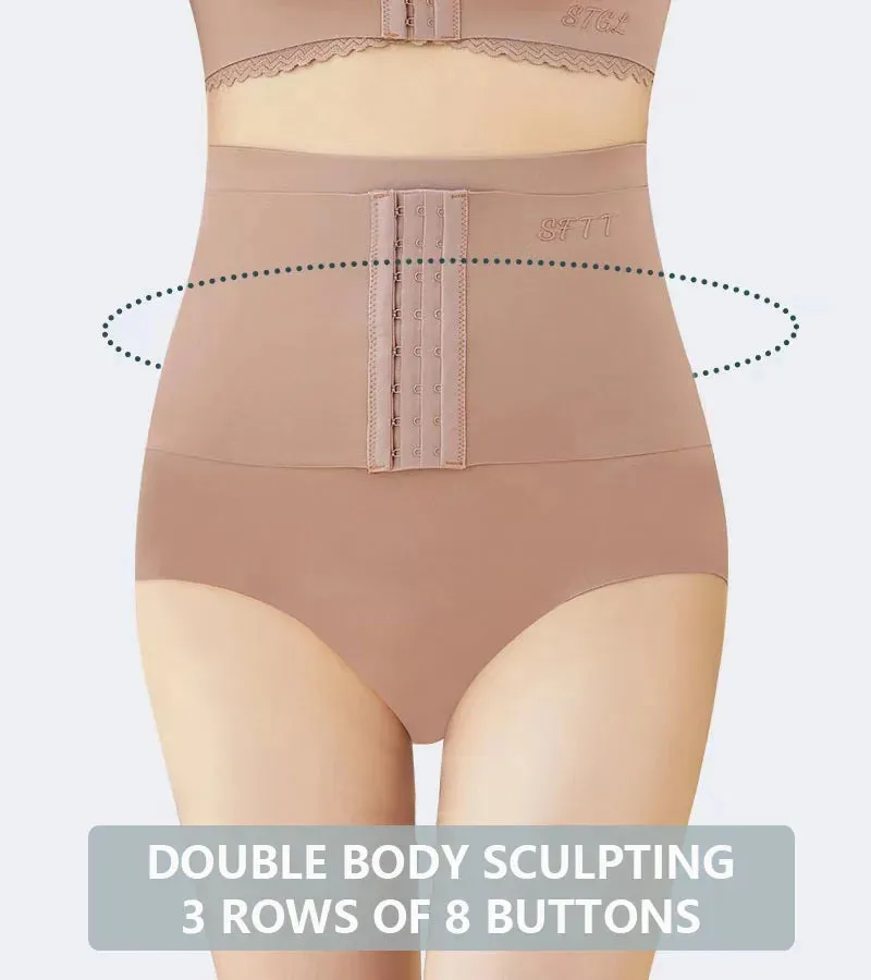 2 in 1 Hip Lift Flat Belly Women's Panties Body Shapewear Women Thin Waist Trainer Body Shaper Body Sculpting Corset