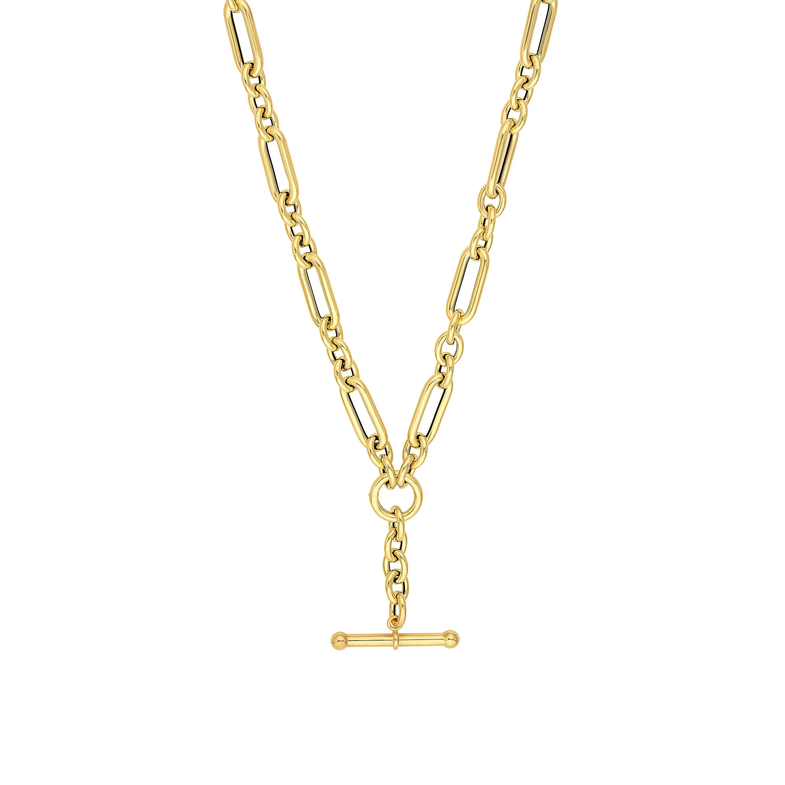 3 1 Paper Clip Lariat Necklace