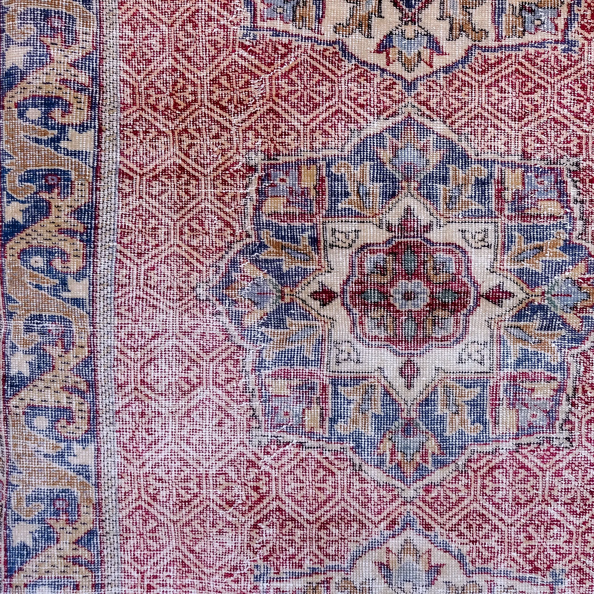 3958 Handwoven Vintage Rug 3'9x6'5