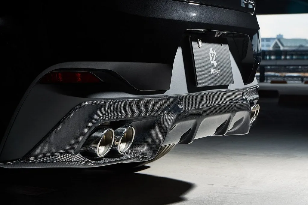 3D Design F39 X2 M-Sport X Carbon Rear Diffuser - 4 Tip