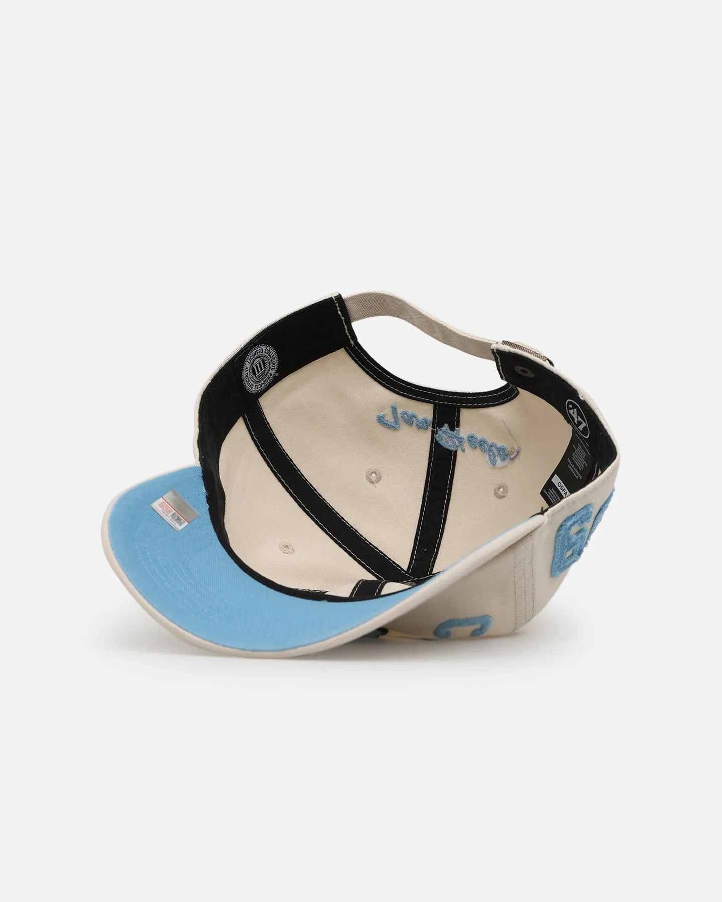 47 Brand University Of North Carolina Tar Heels Clubhouse Clean Up Strapback Sand