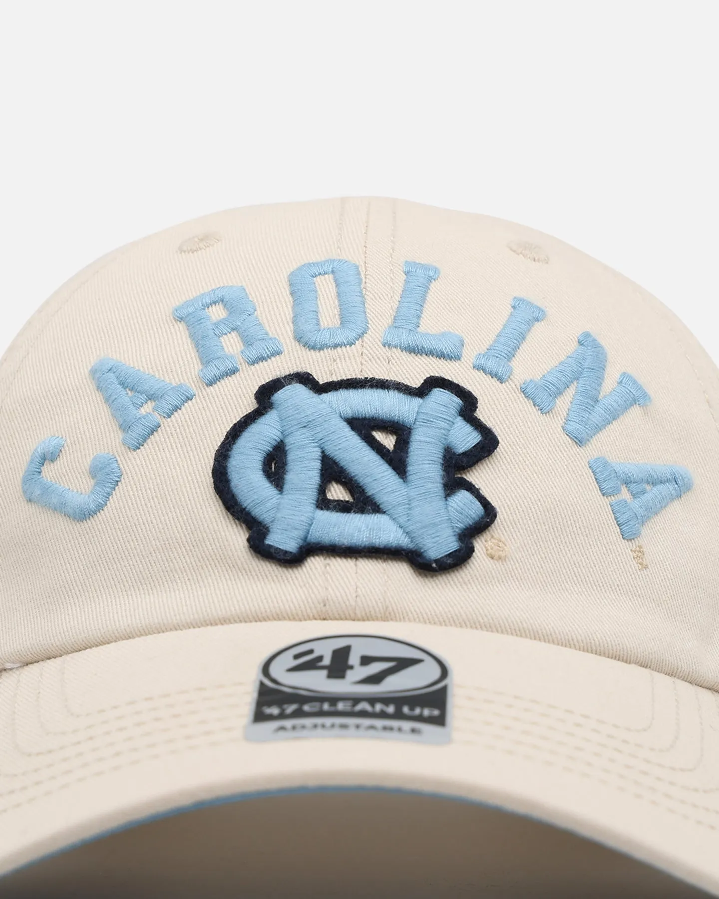 47 Brand University Of North Carolina Tar Heels Clubhouse Clean Up Strapback Sand