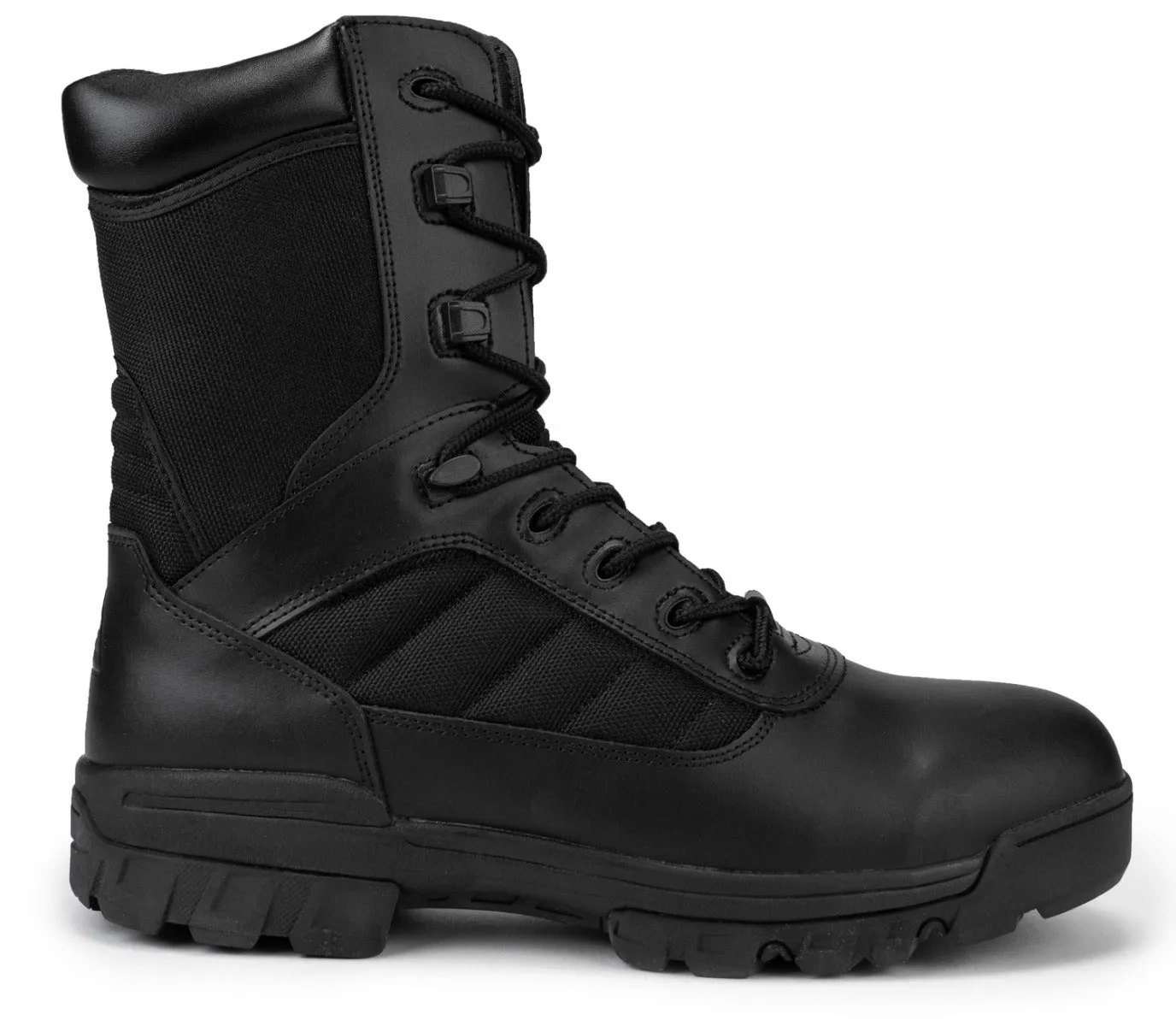 8" CoolMax Tactical Combat Side Zip Boots (Black)