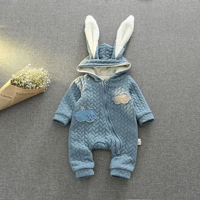 Adorable Rabbit Ear Jumpsuit