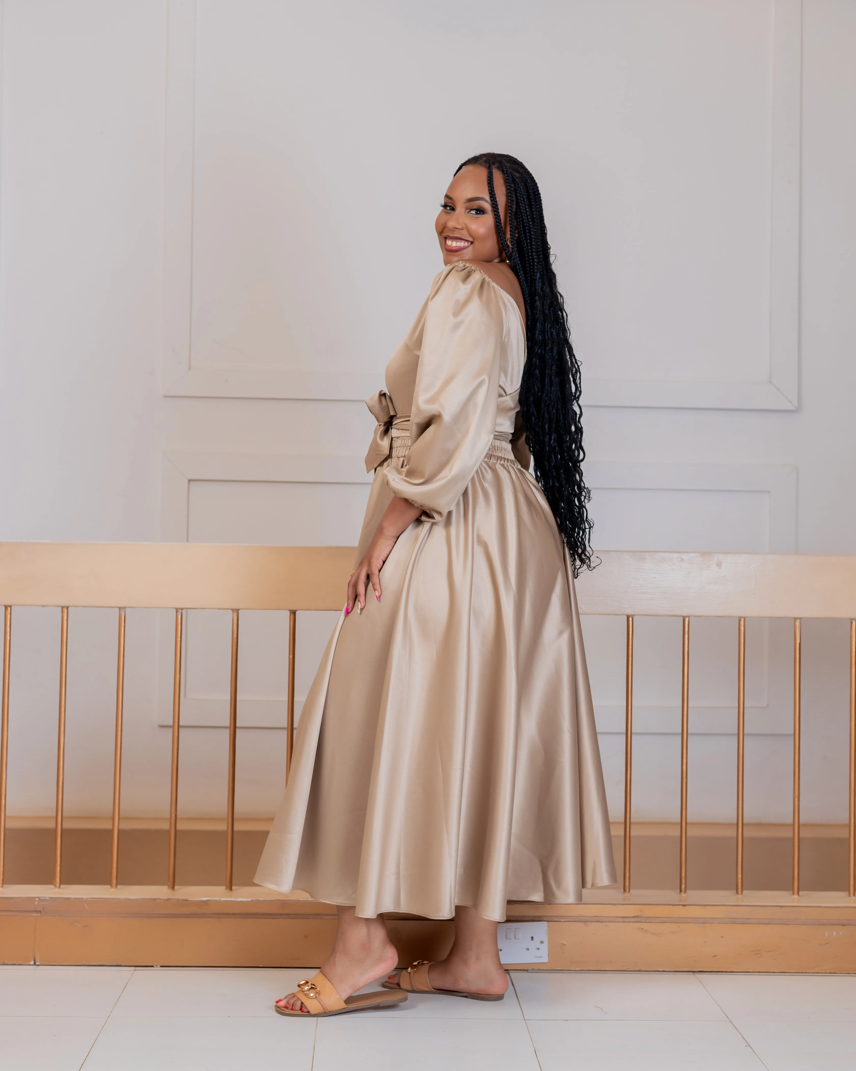 Akila Dress - Nude