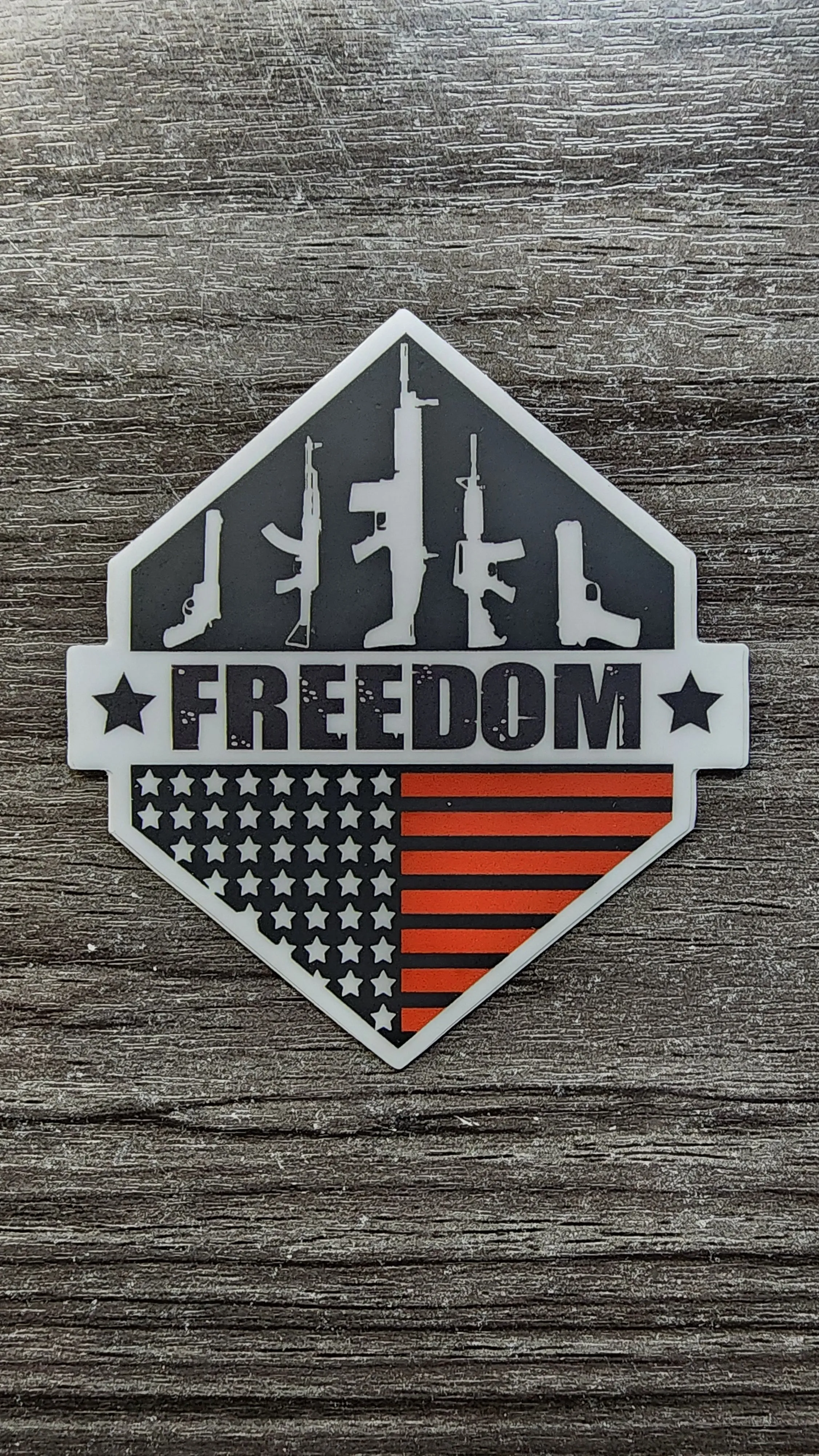 America Equals Freedom, Diecut Stickers