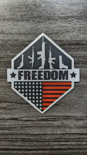 America Equals Freedom, Diecut Stickers