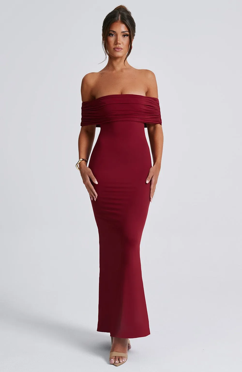 Ariadna Maxi Dress - Burgundy