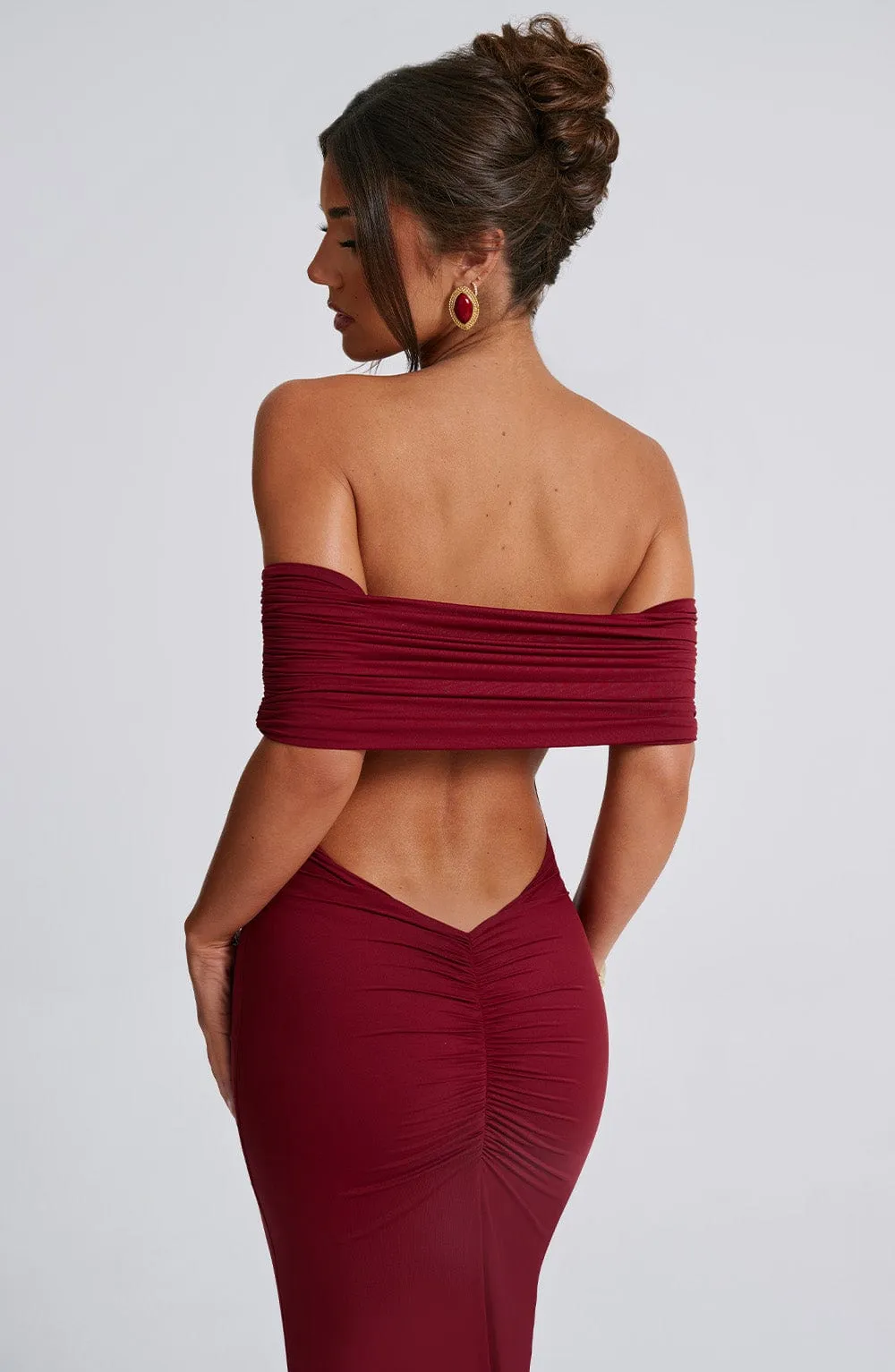 Ariadna Maxi Dress - Burgundy