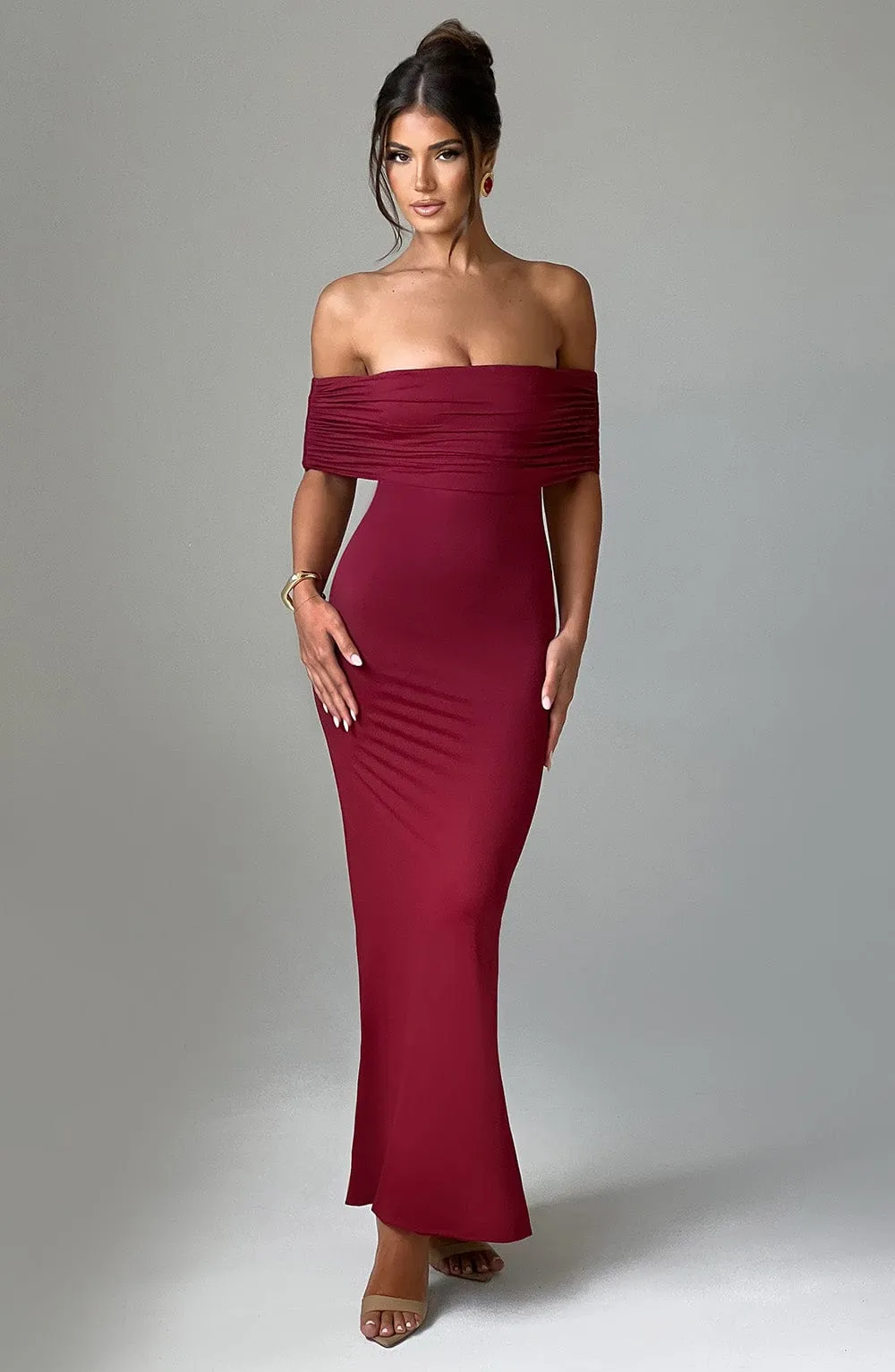 Ariadna Maxi Dress - Burgundy