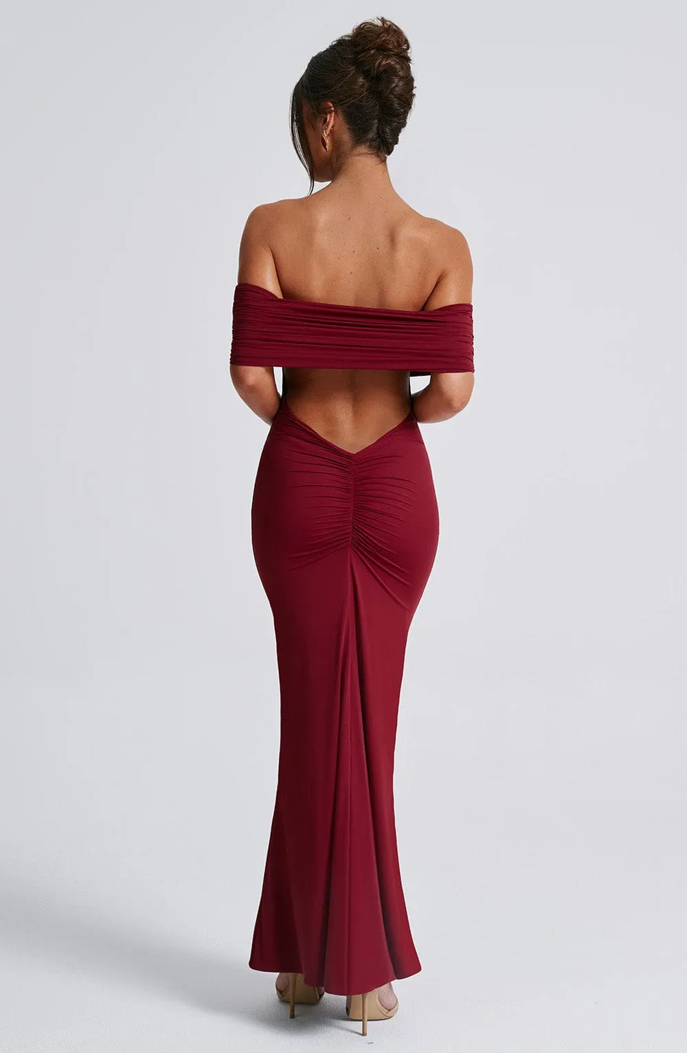 Ariadna Maxi Dress - Burgundy