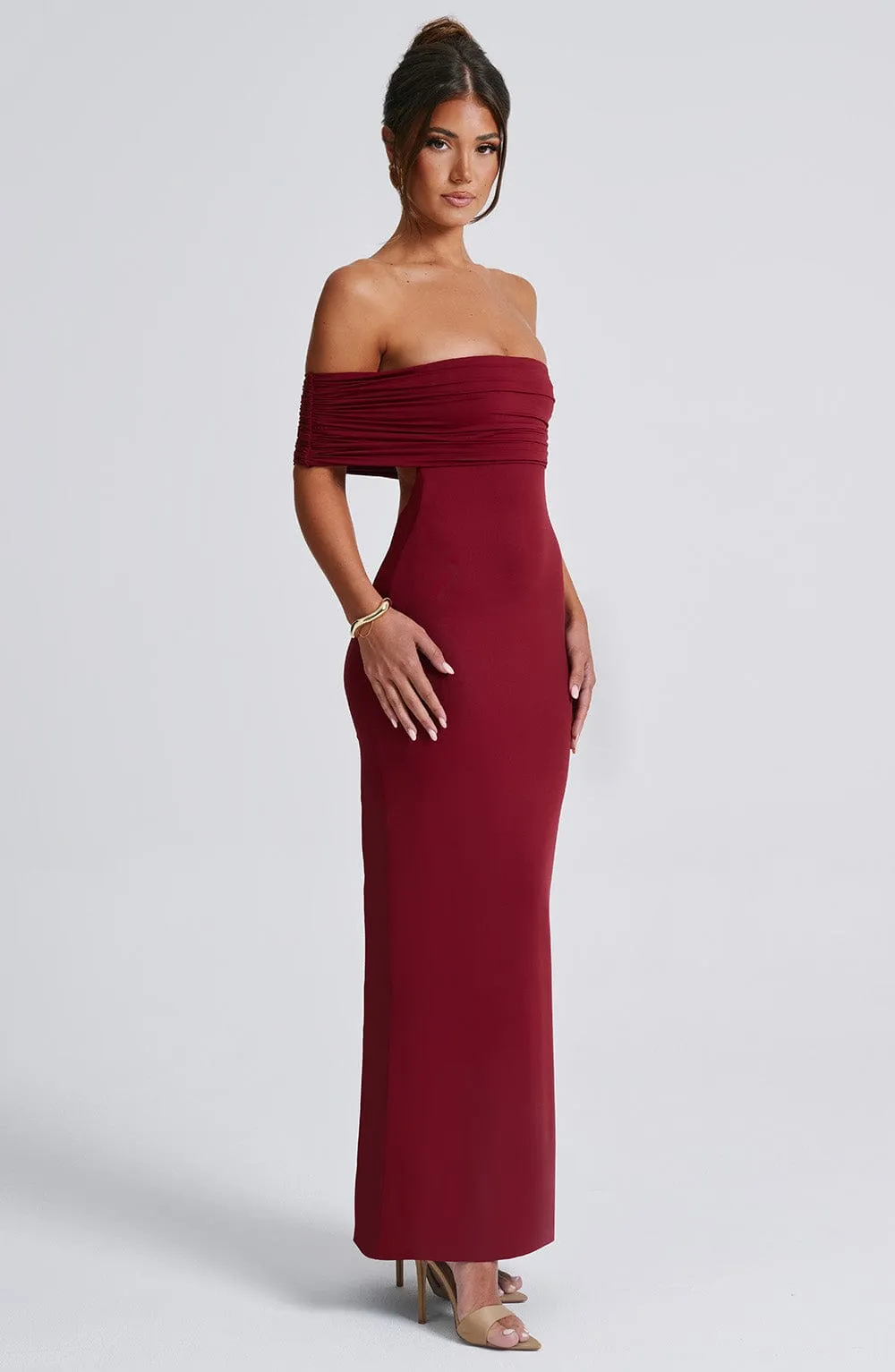 Ariadna Maxi Dress - Burgundy