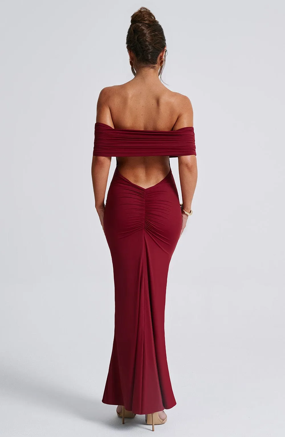 Ariadna Maxi Dress - Burgundy