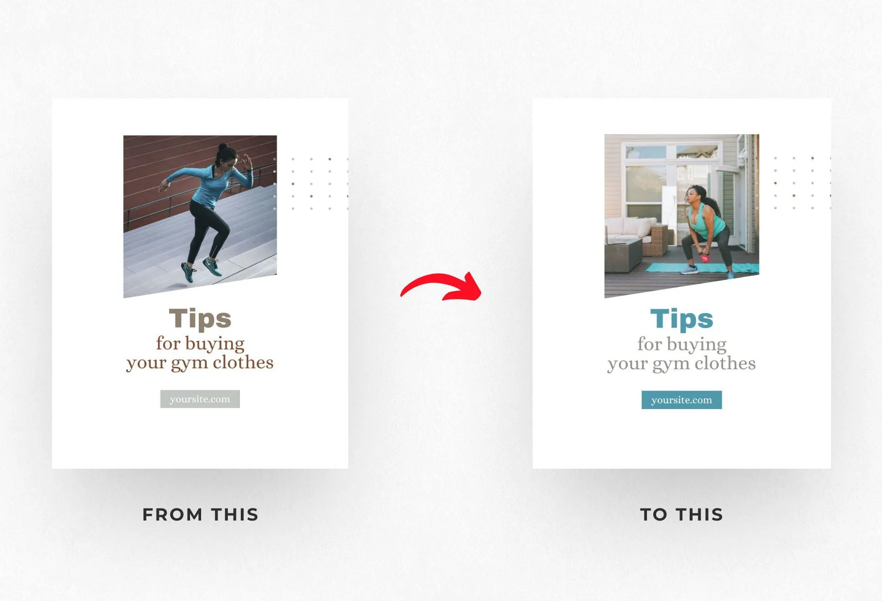 Arya Fitness 6-Page Carousel Canva Template