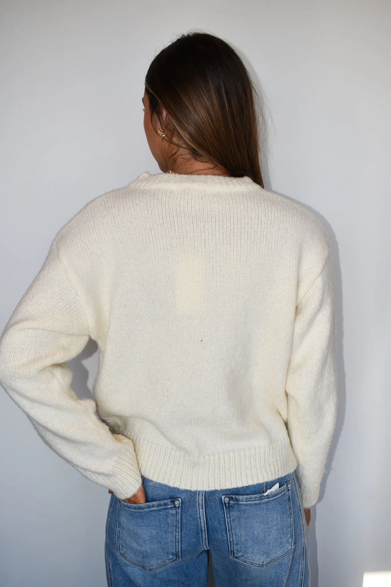 Bear With Me Button Up Sweater