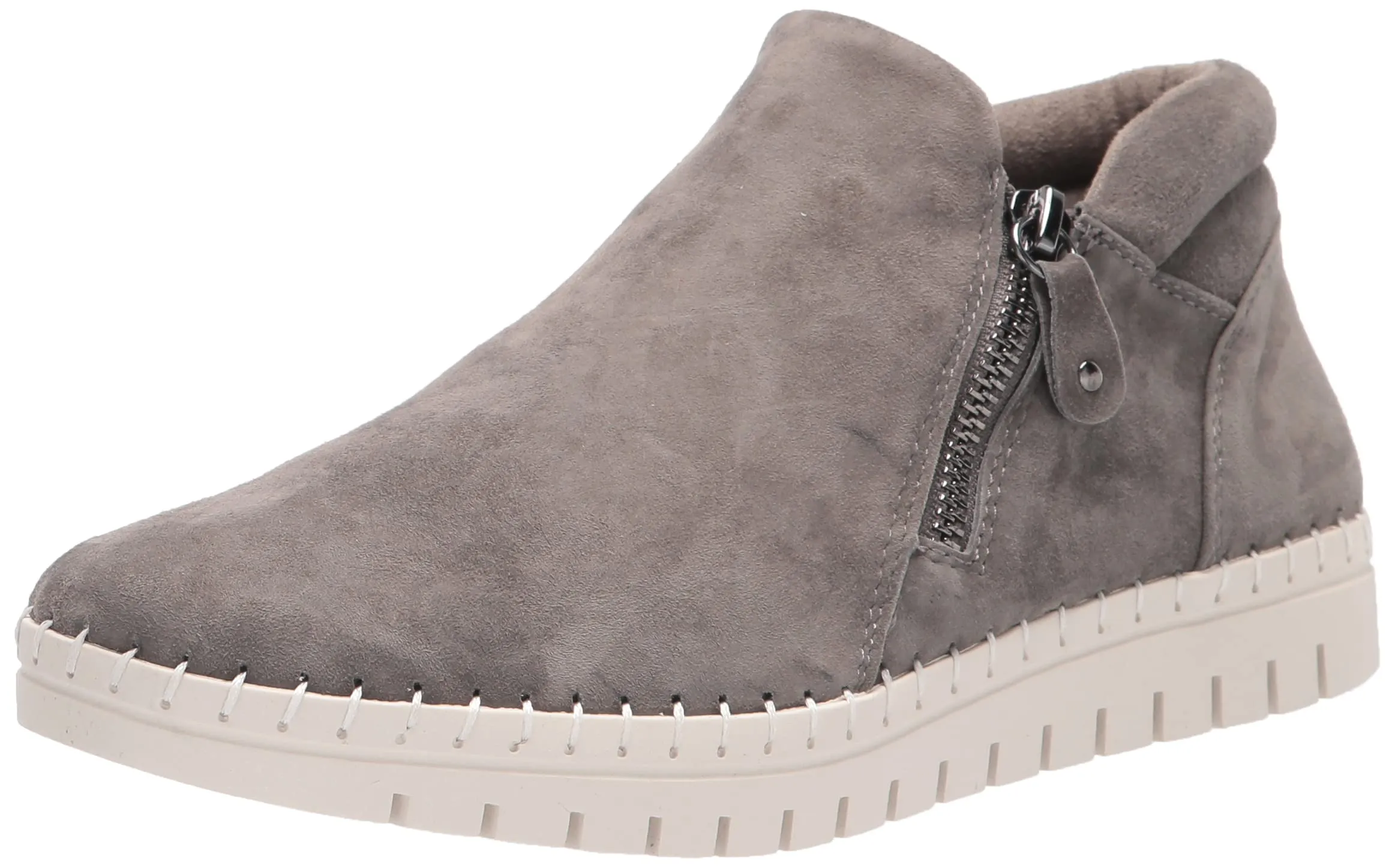 Bella Vita Women's Camberly Sport Bootie Ankle Boot, Grey Kidsuede Leather, 10 Narrow