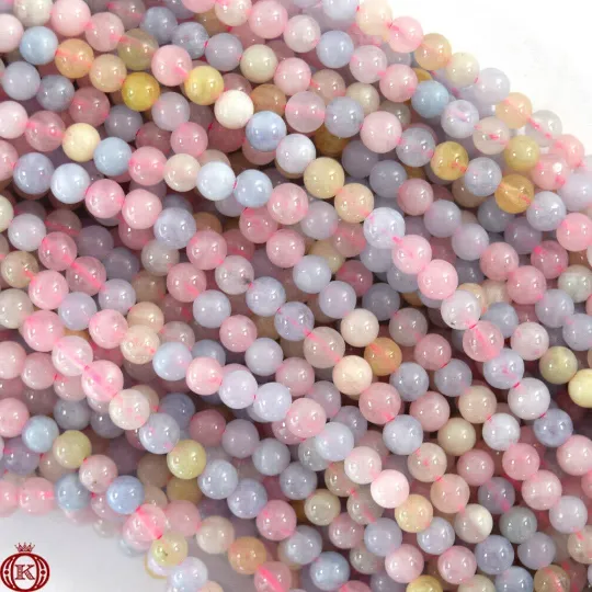 Beryl Morganite Smooth Polished Beads