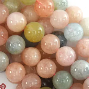 Beryl Morganite Smooth Polished Beads