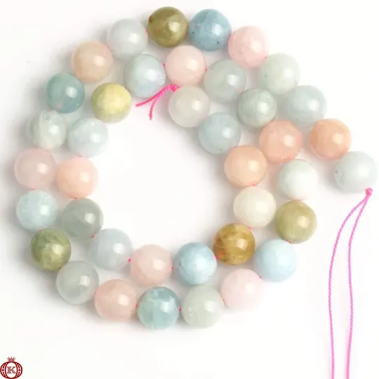 Beryl Morganite Smooth Polished Beads