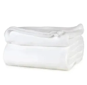 BHM Collection Light Weight Fleece Blankets 2 PK