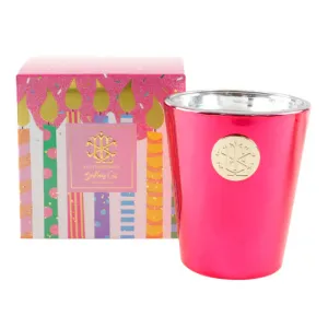 BIRTHDAY CAKE 8 OZ. DESIGNER BOX CANDLE