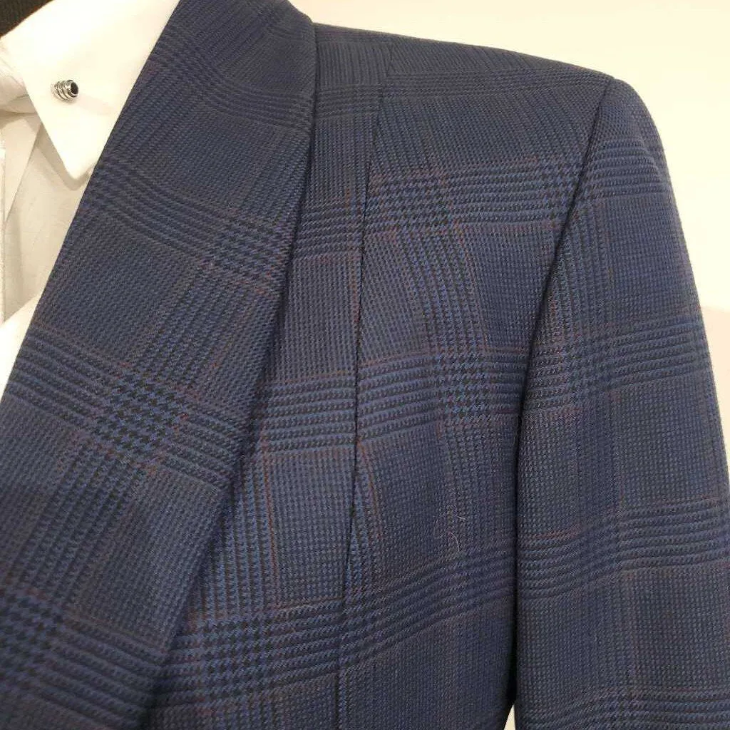 Blue Plaid Daycoat
