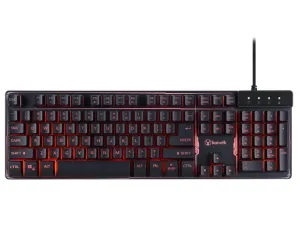 Bonelk Gaming LED Keyboard USB Full Size Keypad Backlit- Lighting Effect Modes
