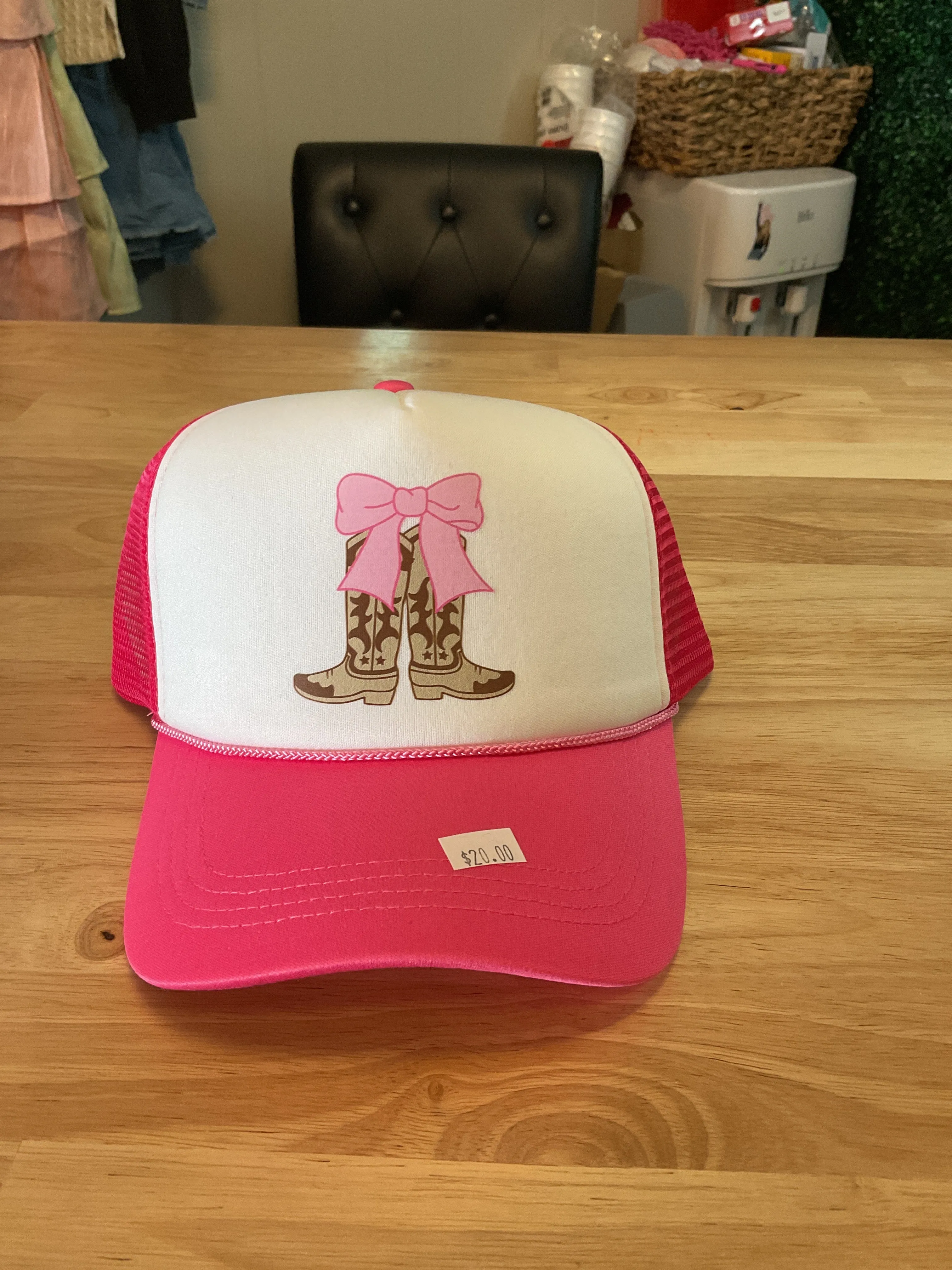 Boots & Bows Trucker Hat 👢🎀