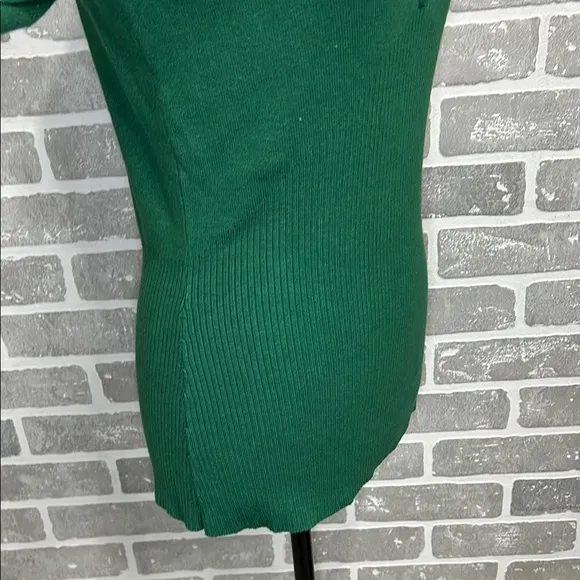 Boston Proper Green Snowflake Embellished Sweater Womens Size Small | NWOT