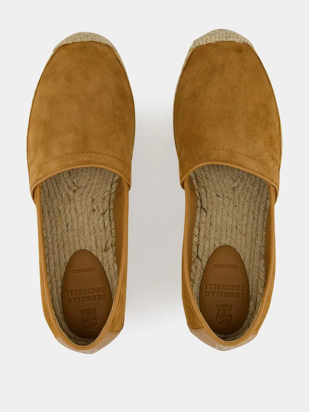 Brown Suede Espadrilles