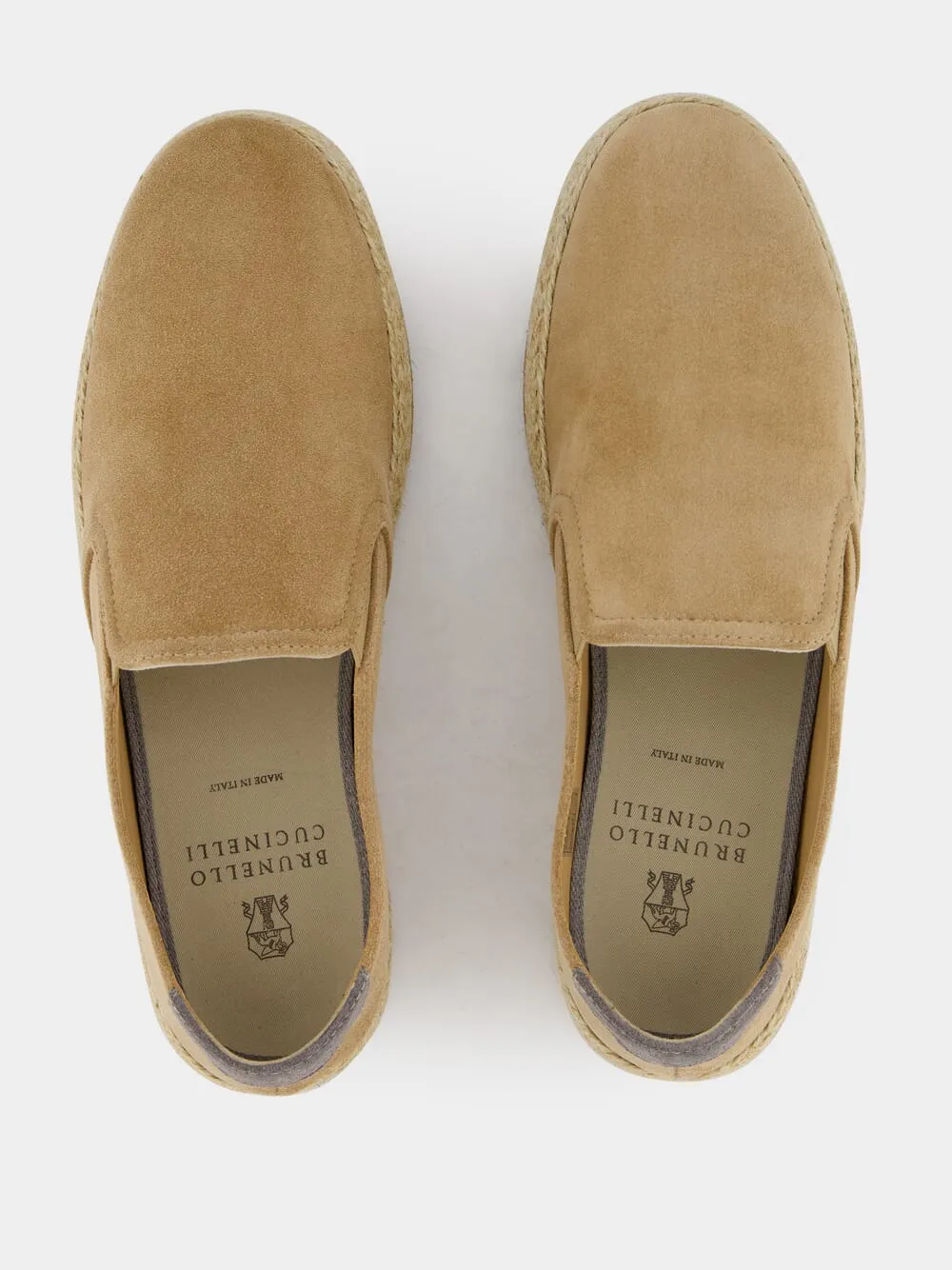 Brown Suede Espadrilles