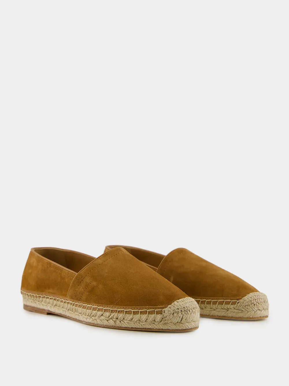 Brown Suede Espadrilles