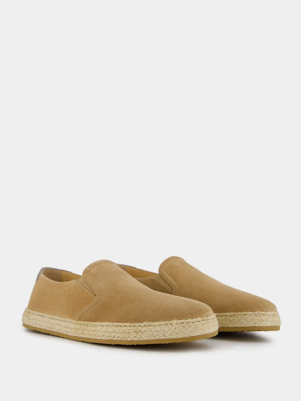 Brown Suede Espadrilles