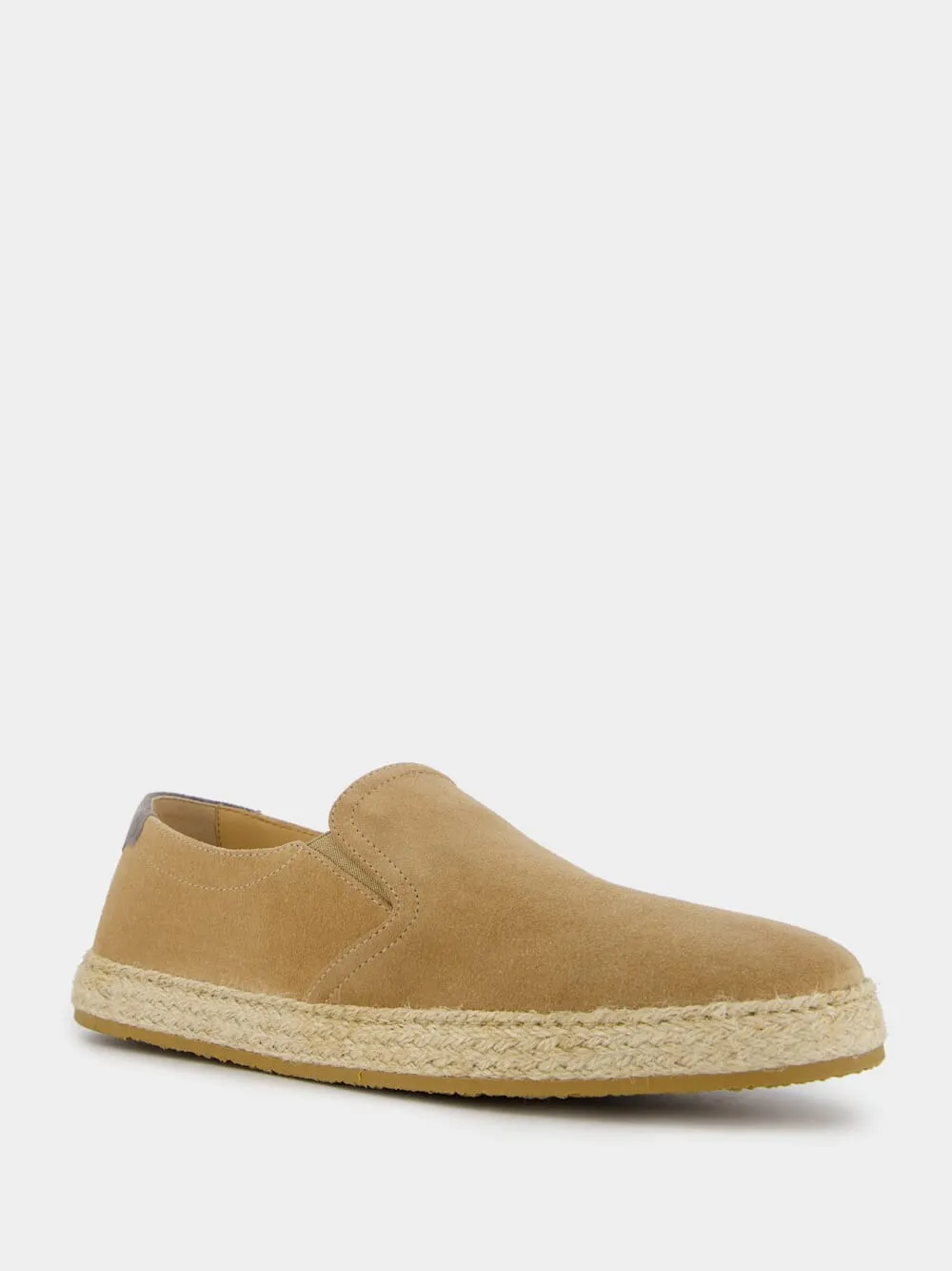 Brown Suede Espadrilles