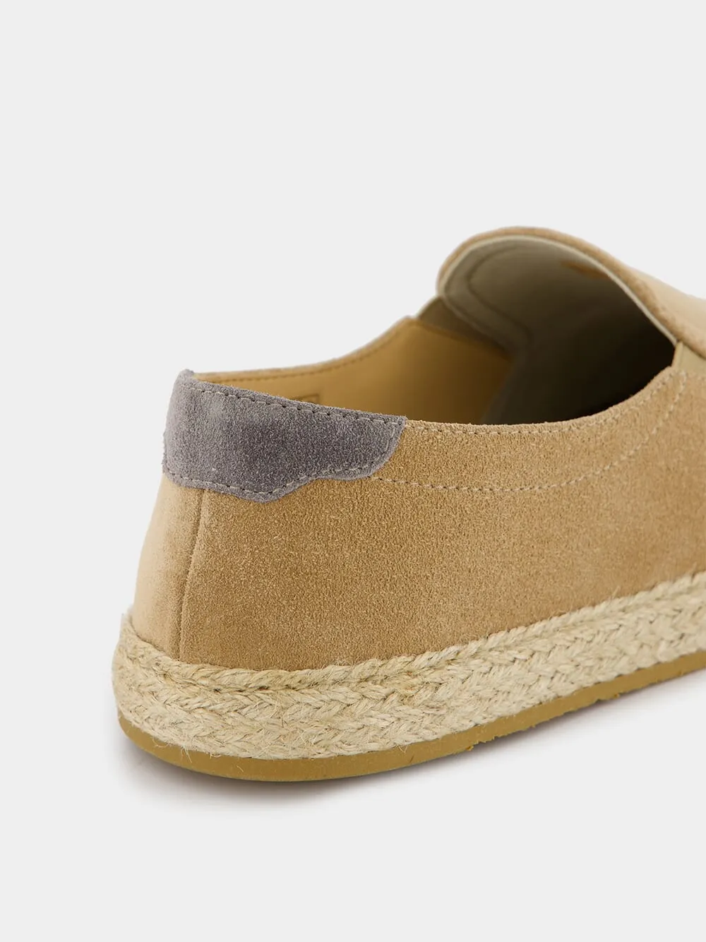 Brown Suede Espadrilles