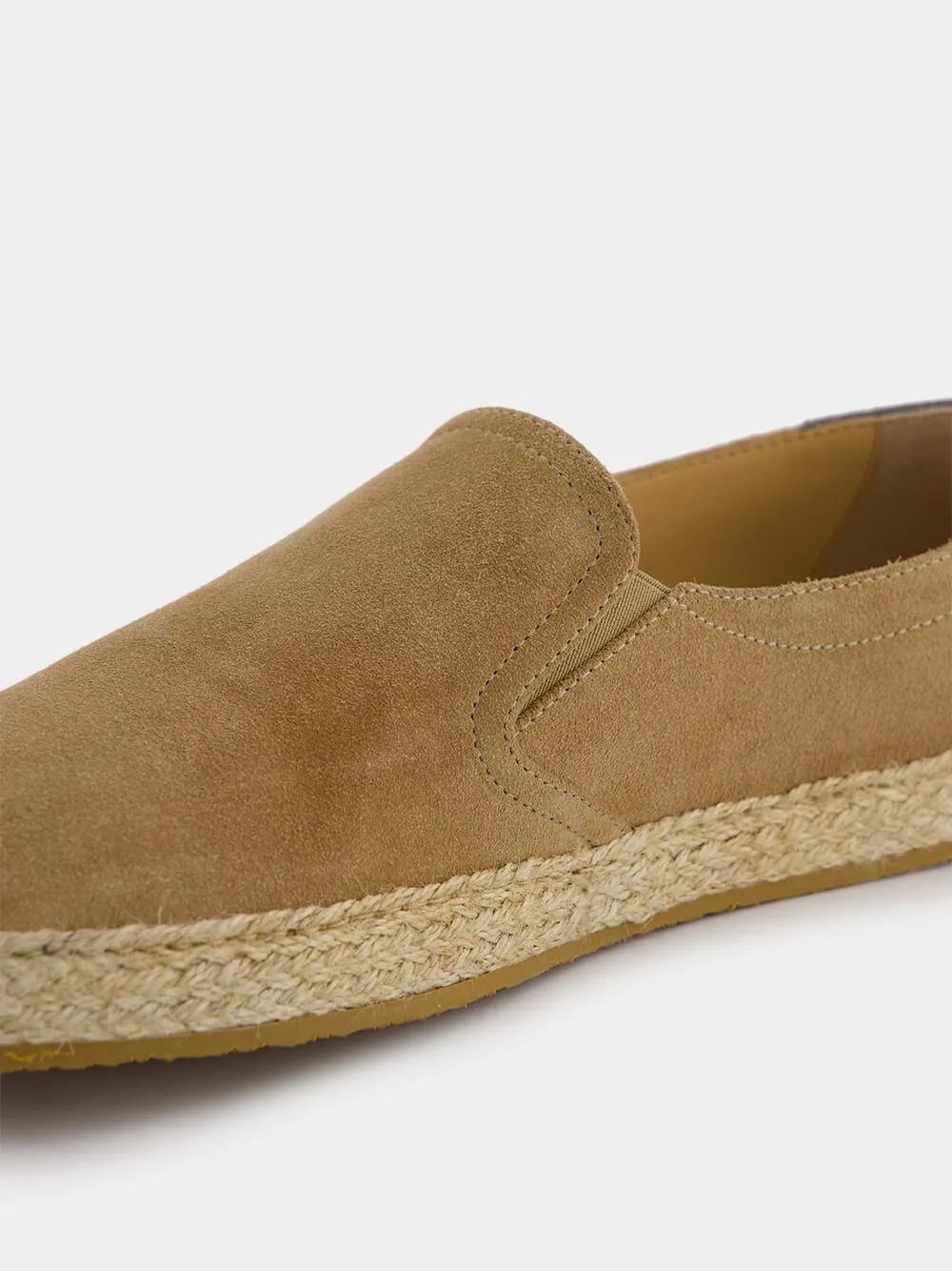 Brown Suede Espadrilles
