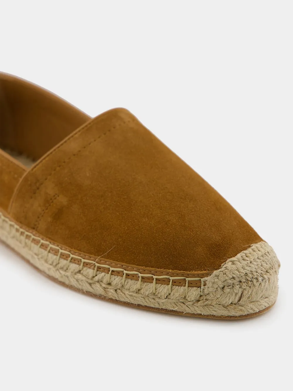 Brown Suede Espadrilles