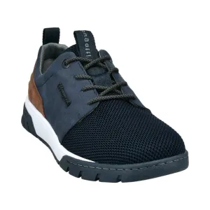 Bugatti Mens Blue Lace Up Smart Casual Trainer 322-ADW01-6900