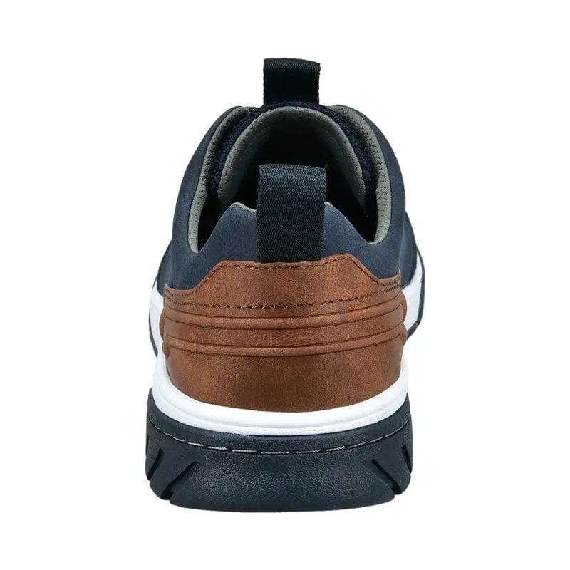 Bugatti Mens Blue Lace Up Smart Casual Trainer 322-ADW01-6900