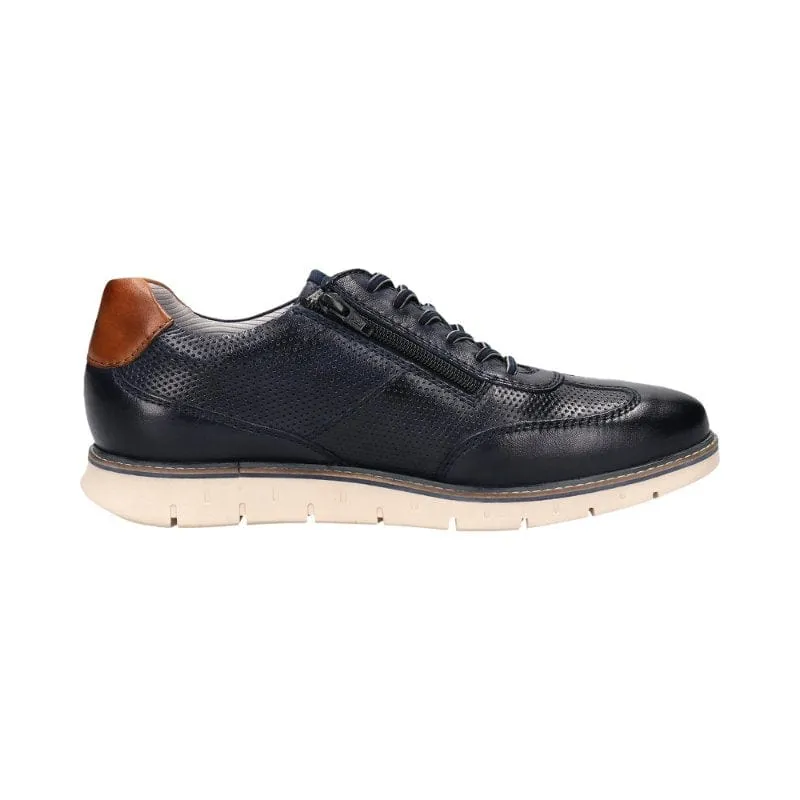 Bugatti Mens Blue Lace Up Trainer Sprinter 331-ARY01-1000