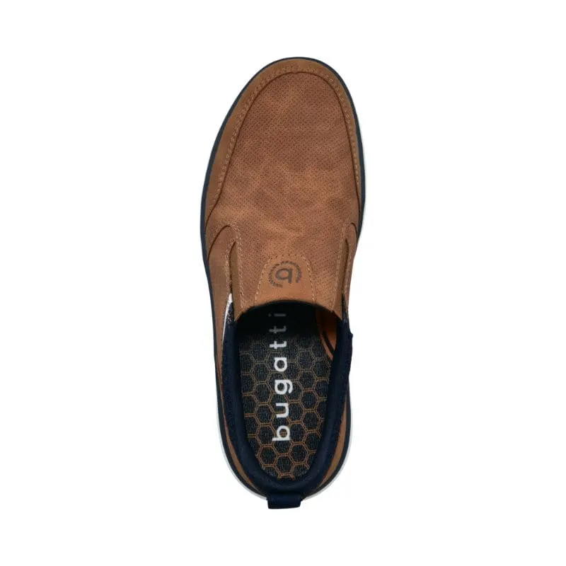 Bugatti Mens Tan Lace Up Trainer Astra 321-ASE62-5000