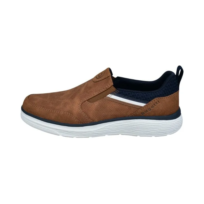 Bugatti Mens Tan Lace Up Trainer Astra 321-ASE62-5000