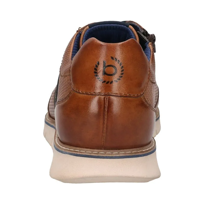 Bugatti Mens Tan Lace Up Trainer Sprinter 331-ARY01-1000