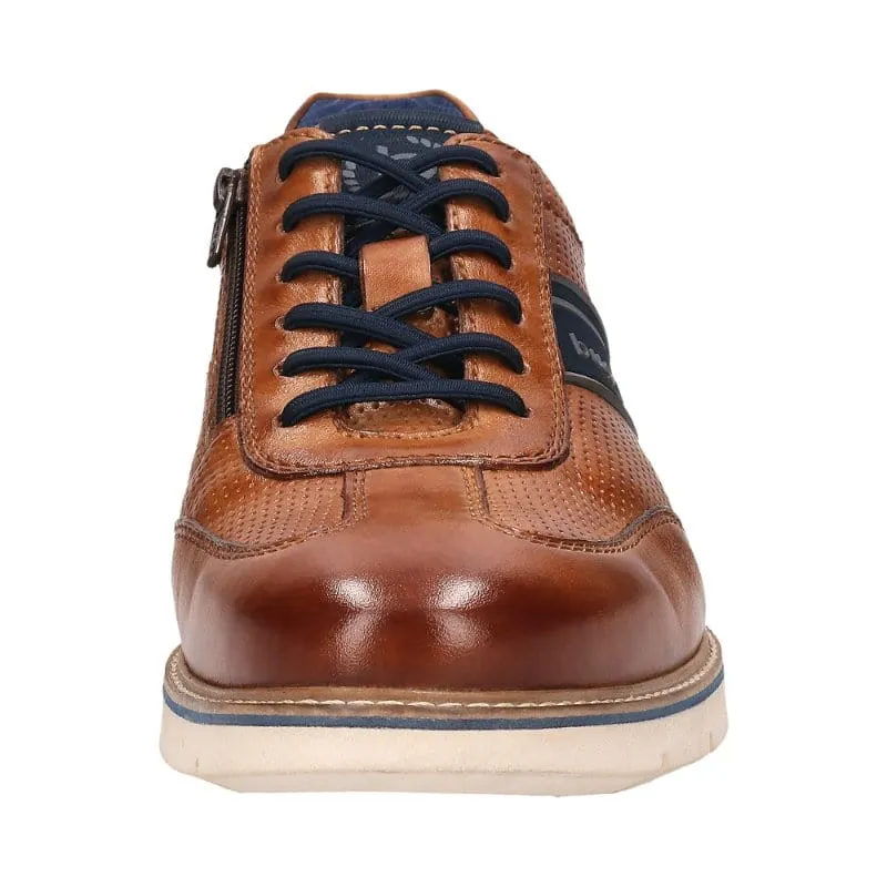 Bugatti Mens Tan Lace Up Trainer Sprinter 331-ARY01-1000