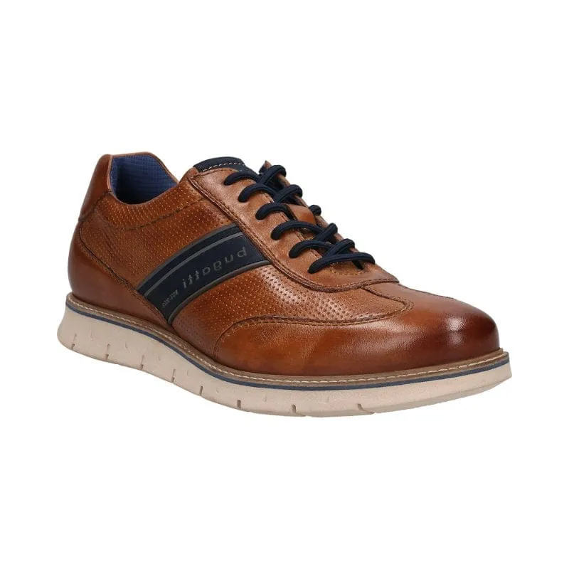 Bugatti Mens Tan Lace Up Trainer Sprinter 331-ARY01-1000