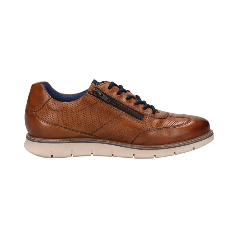 Bugatti Mens Tan Lace Up Trainer Sprinter 331-ARY01-1000