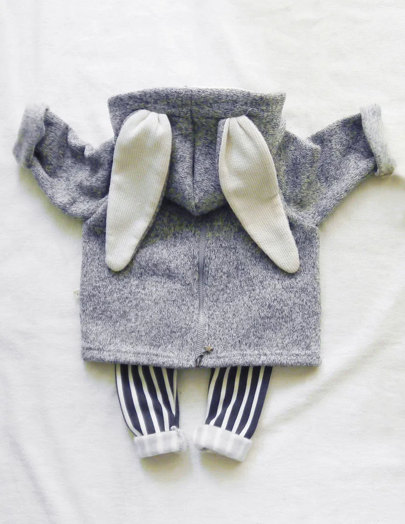 Bunny Hoodie Grey