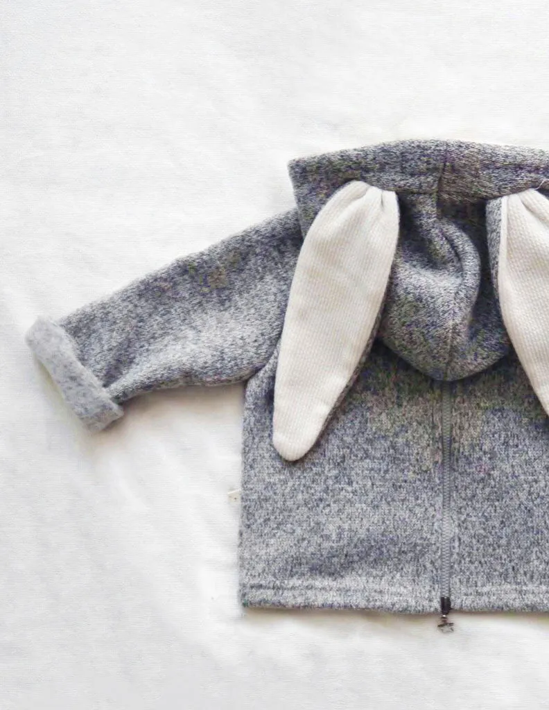 Bunny Hoodie Grey