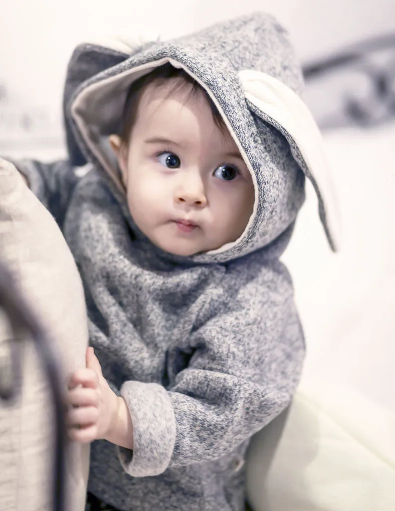 Bunny Hoodie Grey